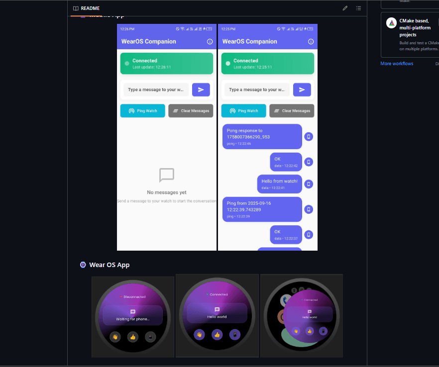 WearOS Companion App